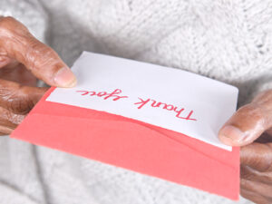 direct mail thank you notes
